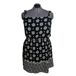 Maurices NWT Black and White Boho Summer Dress (Size 2X)